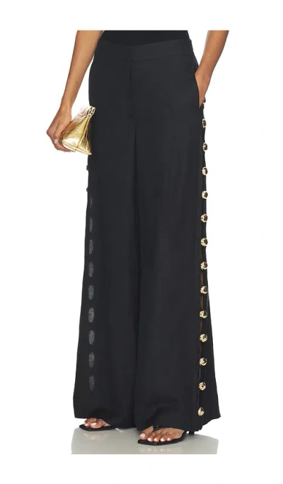 Simkhai Amelia High Rise Straight Leg In Black