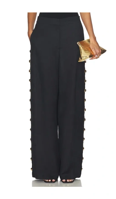 Simkhai Amelia High Rise Straight Leg In Black