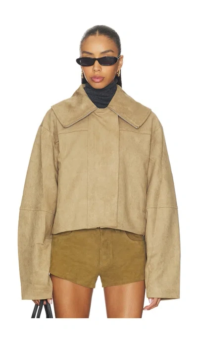 Madison The Label Solene Jacket In Brown