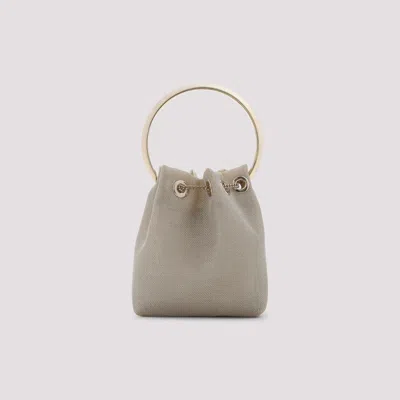 Jimmy Choo Bon Bon Metallic Mesh In Neutral