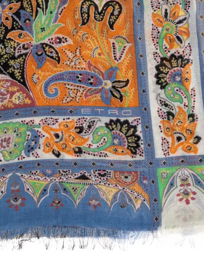 Etro Paisley Patterned Scarf In Multi