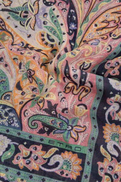 Etro Paisley Patterned Scarf In Multi