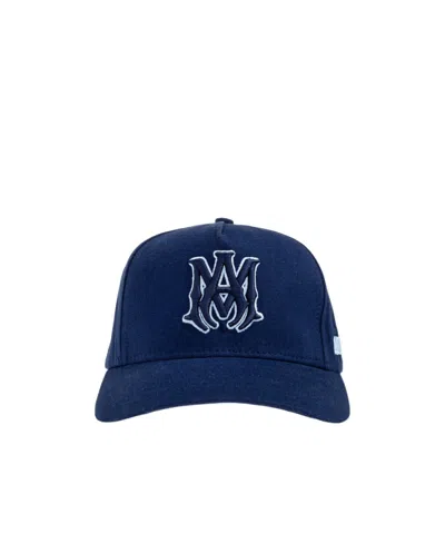 Amiri Embroidered Cap In Blue