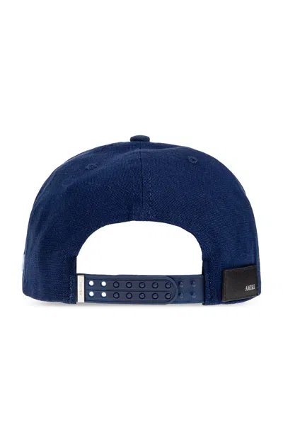 Amiri Embroidered Cap In Blue