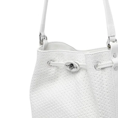 Zanellato Logo Shoulder Bag In White