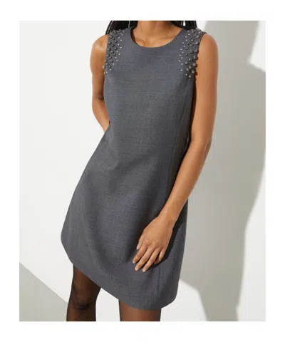 Maxco. Sleeveless Dress In Gray
