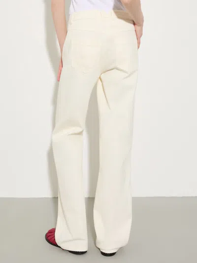 Maxco. Straight-leg Chinos In White