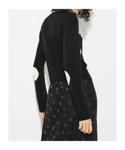 Maxco. Polka-dot Jacquard Jumper In Black