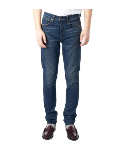 Rag & Bone Jeans With Belt Loops In Blue