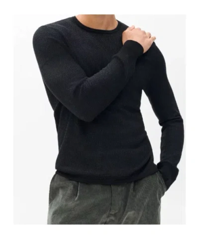 Rag & Bone Gregory Crewneck Sweater In Black
