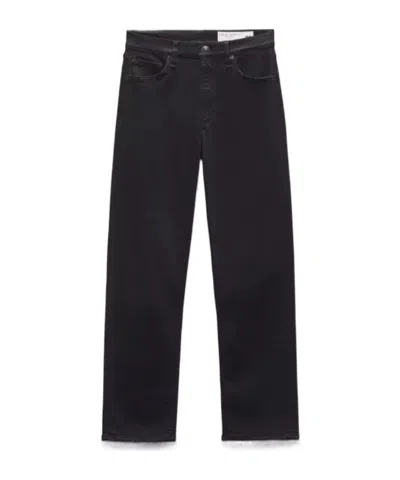Rag & Bone Flexi Harlow Straight Jean In Black