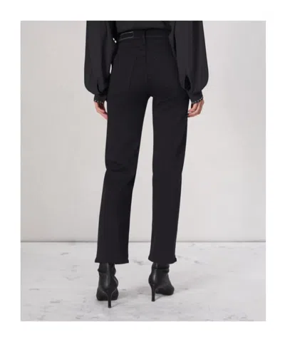 Rag & Bone Flexi Harlow Straight Jean In Black