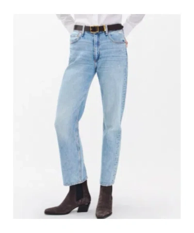 Rag & Bone Harlow Ankle Straight Jean In Blue