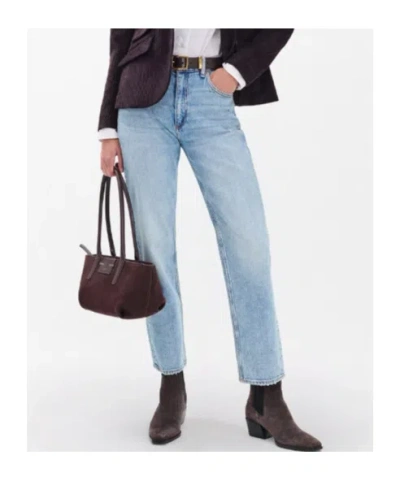 Rag & Bone Harlow Ankle Straight Jean In Blue