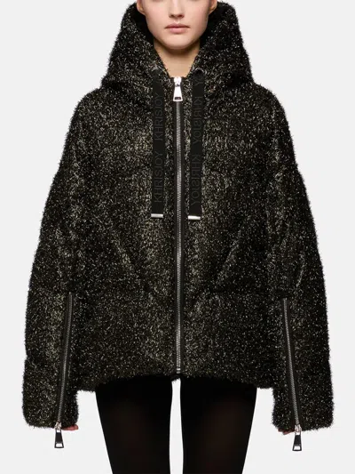 Khrisjoy Iconic Milan In Gold Hair Clothing In Black