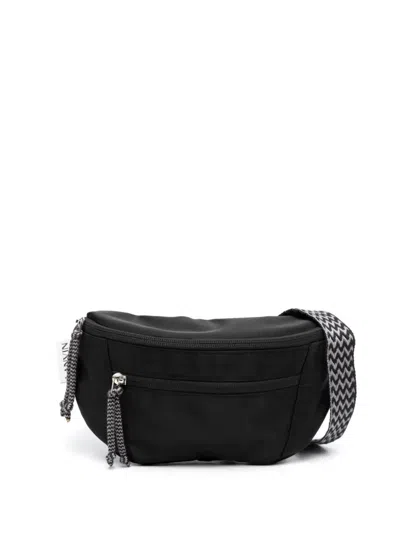 Lanvin Small Waist Curb Bag In Black