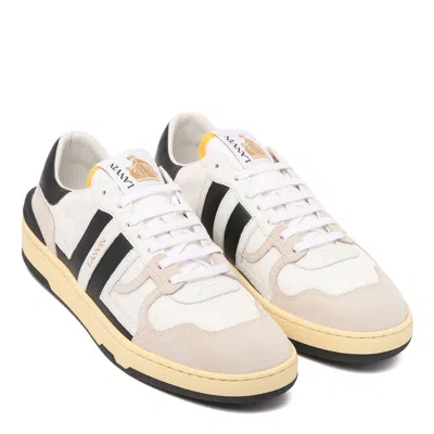 Lanvin Multicolour Leather Sneaker In White