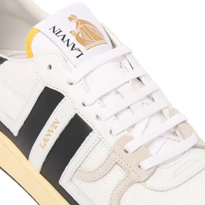 Lanvin Multicolour Leather Sneaker In White