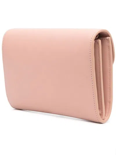 Lanvin Polished-finish Cross Body Bag In Yellow