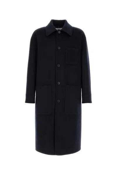 Loewe Wool Blend Long Coat Back Vent
