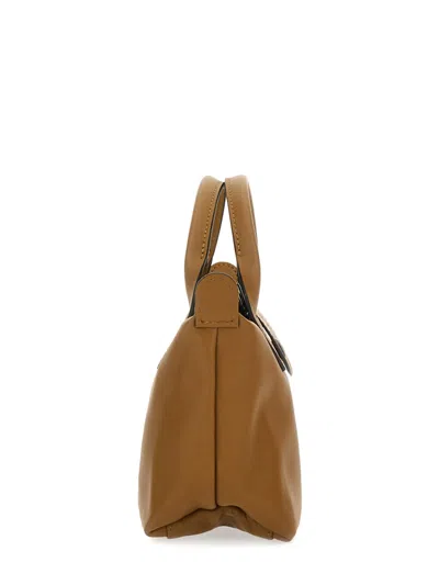 Longchamp Le Pliage Xs Handle Bag In Brown