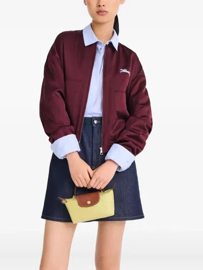 Longchamp Pochette Le Pliage Original In Green