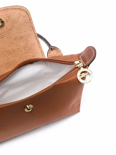 Longchamp Pochette Le Pliage Original In Orange