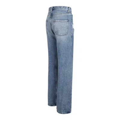 Maison Margiela Straight Leg Jeans With Contrasted Pockets Clothing In Blue