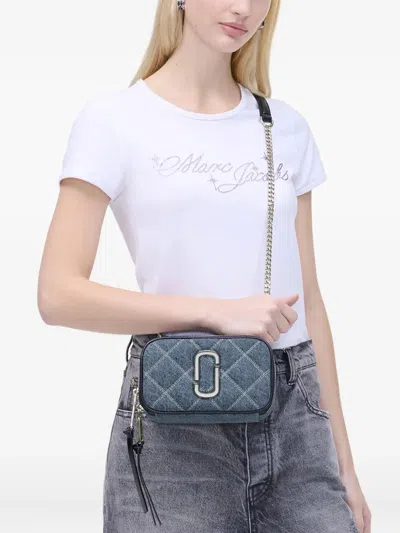 Marc Jacobs Quilted Denim Chain Snapshot Bag
