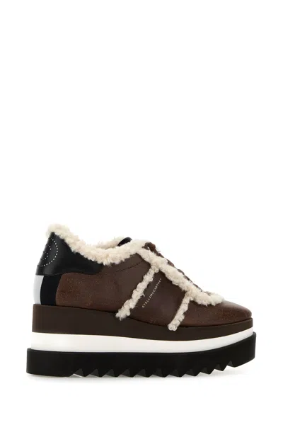 Stella Mccartney Brown Alter Suede Sneak-elys Sneakers In Brown