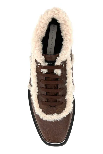 Stella Mccartney Brown Alter Suede Sneak-elys Sneakers In Brown