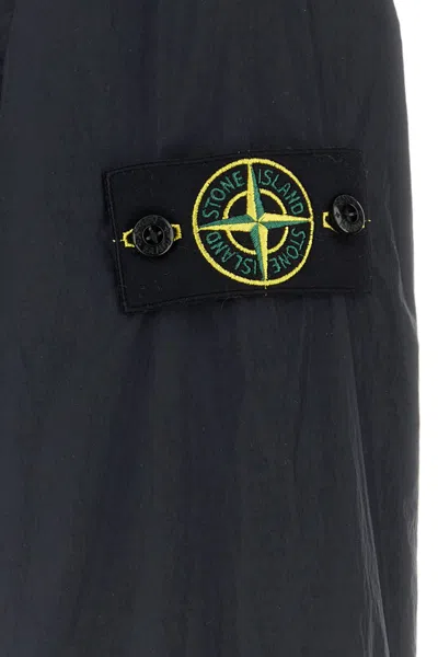 Stone Island Nylon Jacket High Collar Elastic Cuffs
