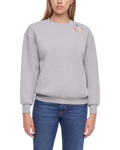 Wildfox Après Ski Charlie Oversized Fit Sweatshirt In Gray