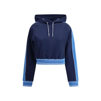 Casablanca Multicolor Cotton Sweatshirt In Blue