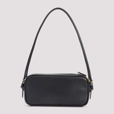 Miu Miu Leather Pouch In Black
