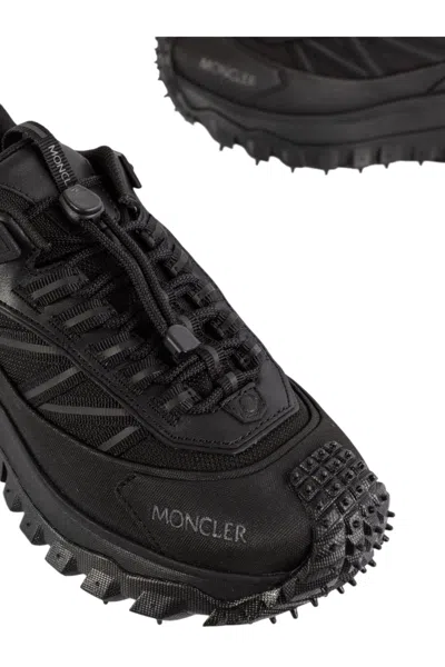 Moncler Grenoble Vibram Sole Trailgrip Hike Sneakers In Black