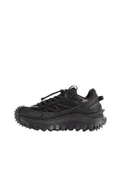Moncler Grenoble Vibram Sole Trailgrip Hike Sneakers In Black