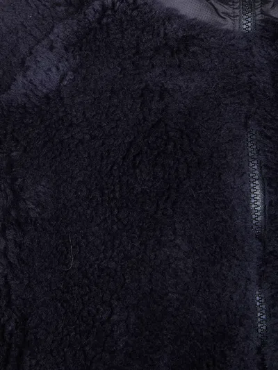 Needles Zip-up Teddy Jacket In Purple