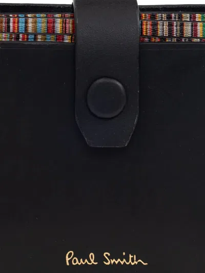 Paul Smith Men Wallet Pullt Crd Hldr In Black