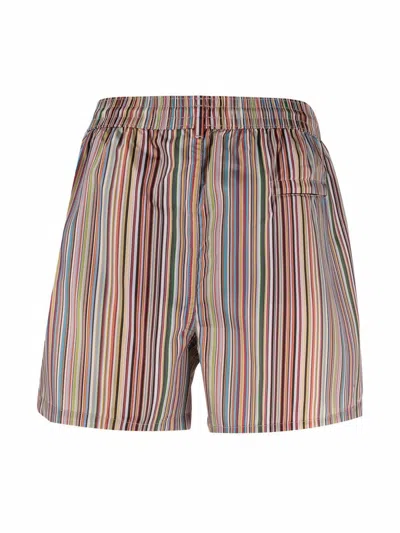 Paul Smith Signature Stripe Swim Shorts In Multi