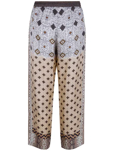 Pierre-louis Mascia Printed Casual Pants In Multi