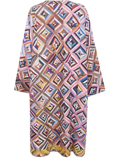 Pierre-louis Mascia Ricordo Printed Kimono In Multi