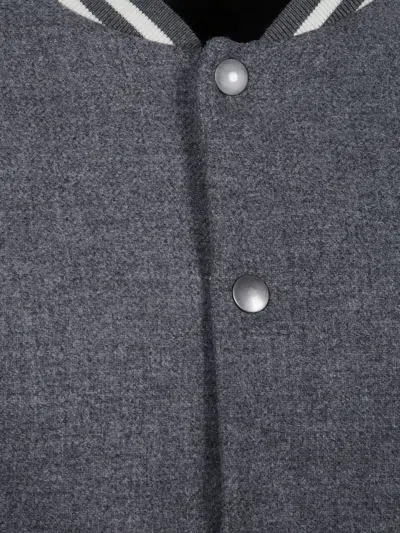 Apc Alizee Jacket With Ribbed Collar And Cuffs In Gray