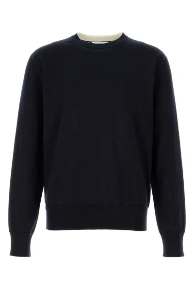 Jil Sander Midnight Blue Cotton Sweater In Blue