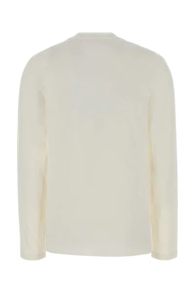 Jil Sander White Cotton T-shirt In White