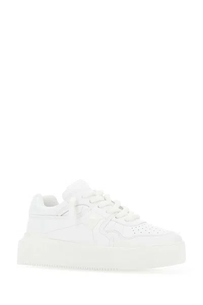 Valentino Garavani White Nappa Leather One Stud Xl Sneakers