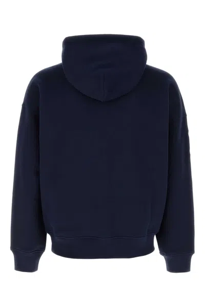 Polo Ralph Lauren Hooded Sweatshirt With Front Pocket And Ribbed Cuffs In Blue