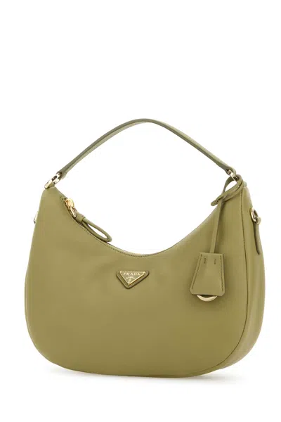 Prada Sage Green Leather Handbag