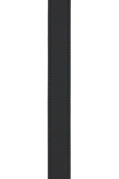 Miu Miu Leather Belt With Adjustable Length And Single Loop In Black