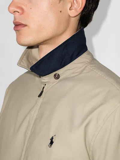 Polo Ralph Lauren Bi-swing Lightweight Zipped Jacket In Black